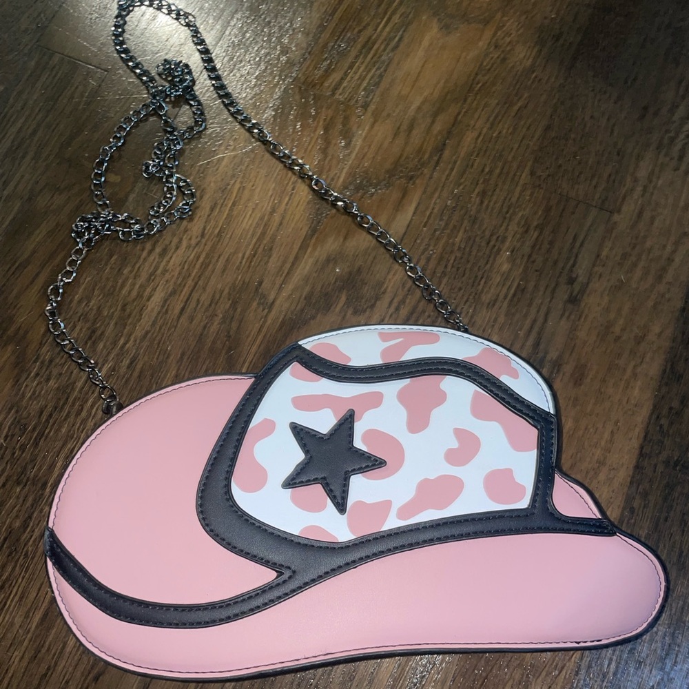Cowboy Hat Purse Pink